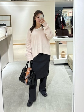 「アイテム（アクセサリー）」を使った、こてがわさん（レディース・151cm・20代）の冬コーディネート