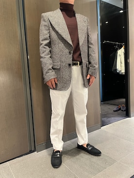 「アイテム（チノパンツ）」を使った、mothio122さん（メンズ・165cm）の秋コーディネート
