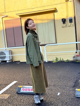 「アイテム（スタジャン）」を使った、ashen017さん（レディース・161cm）の秋コーディネート