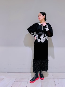 「yae」｜NICAL　伊勢丹JR京都さん（レディース・161cm）の秋コーディネート