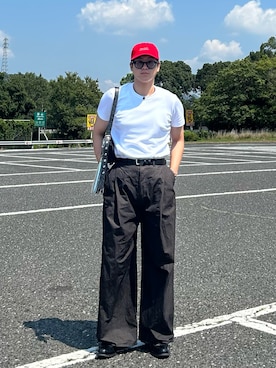 「アイテム（トップス）」を使った、yudai さん（メンズ・176cm・10代）の夏コーディネート
