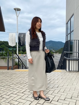 「ノーリーズ」｜økiさん（レディース・160cm）の秋コーディネート