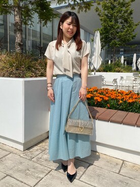 økiさん（レディース・160cm）の春コーディネート