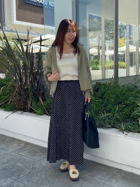 「ブラウスコーデ」｜økiさん（レディース・160cm）の秋コーディネート