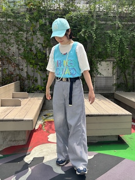 「BEAMS BOY（ビームスボーイ）のアイテム」を使った、うるさん（レディース・157cm）の夏コーディネート