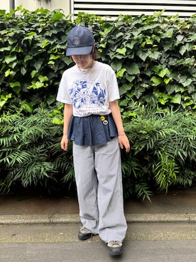 うるさん（骨格ナチュラル・レディース・157cm）の夏コーディネート