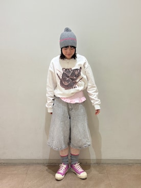 「SANSeLF（サンセルフ）のアイテム」を使った、うるさん（レディース・158cm）の秋コーディネート