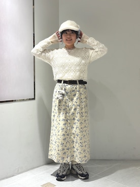 「kaorinomori（カオリノモリ）のアイテム」を使った、うるさん（レディース・158cm）の秋コーディネート