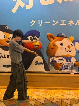 「GRANCY（グランシー）のアイテム（トップス）」を使った、こーよーさん（メンズ・178cm）の夏コーディネート