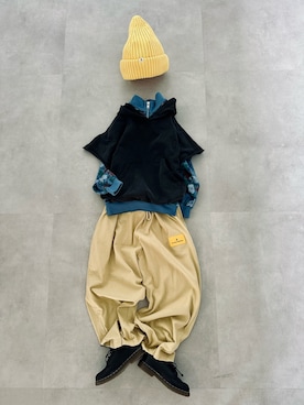 「アイテム（トップス）」を使った、parkmadeinkyotoさん（キッズ・125cm）の冬コーディネート