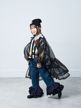 「アイテム（ワンピース/ドレス）」を使った、parkmadeinkyotoさん（キッズ・125cm）の秋コーディネート