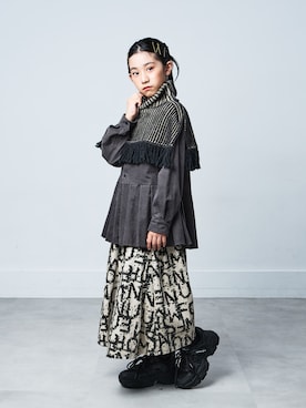 「アイテム（ファッション雑貨）」を使った、parkmadeinkyotoさん（キッズ・125cm）の秋コーディネート