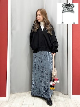 「アイテム（シューズ）」を使った、shio さん（レディース・143cm）の秋コーディネート