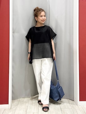 「DRESKIP（ドレスキップ）のアイテム」を使った、shio さん（レディース・143cm）の夏コーディネート