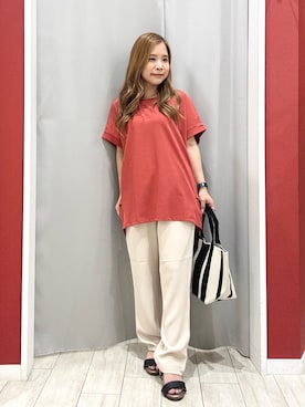 「アイテム（サンダル）」を使った、shio さん（レディース・143cm）の夏コーディネート