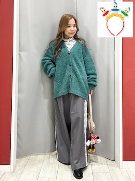 「アイテム（トップス）」を使った、shio さん（レディース・143cm）の秋コーディネート