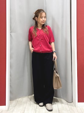 「アイテム（カーディガン/ボレロ）」を使った、shio さん（レディース・143cm）の夏コーディネート