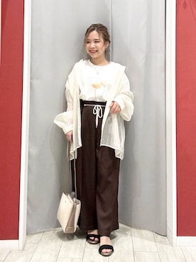 「SHOO・LA・RUE（シューラルー）のアイテム」を使った、shio さん（レディース・143cm）の春コーディネート