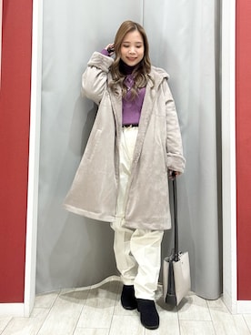 「アイテム（アクセサリー）」を使った、shio さん（レディース・143cm）の冬コーディネート