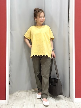「刺繍」｜shio さん（レディース・143cm）の夏コーディネート