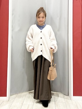 「SHOO・LA・RUE（シューラルー）のアイテム（ブーツ）」を使った、shio さん（レディース・143cm）の秋コーディネート