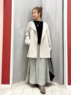「アイテム（スカート）」を使った、shio さん（レディース・143cm）の秋コーディネート