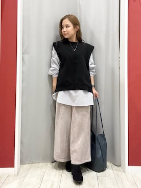 「SHOO・LA・RUE（シューラルー）のアイテム（ブーツ）」を使った、shio さん（レディース・143cm）の秋コーディネート