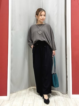 「アイテム（アクセサリー）」を使った、shio さん（レディース・143cm）の秋コーディネート