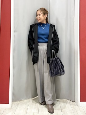 「アイテム（トップス）」を使った、shio さん（レディース・143cm・20代）の秋コーディネート