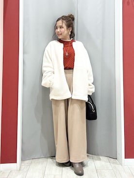 「アイテム（アクセサリー）」を使った、shio さん（レディース・143cm）の冬コーディネート