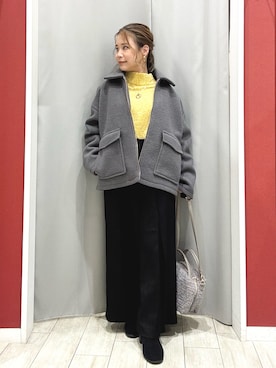 「アイテム（ブーツ）」を使った、shio さん（レディース・143cm）の秋コーディネート