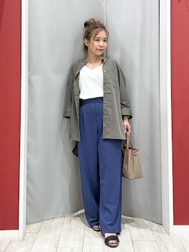 「アイテム（サンダル）」を使った、shio さん（レディース・143cm）の夏コーディネート