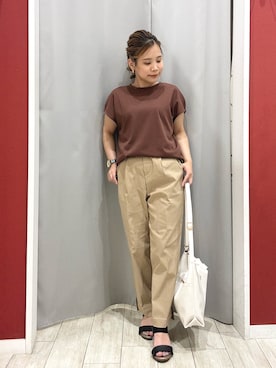 「アイテム（サンダル）」を使った、shio さん（レディース・143cm）の夏コーディネート