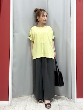 「アイテム（トートバッグ）」を使った、shio さん（レディース・143cm・20代）の夏コーディネート