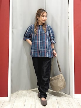 「SHOO・LA・RUE（シューラルー）のアイテム」を使った、shio さん（レディース・143cm）の秋コーディネート