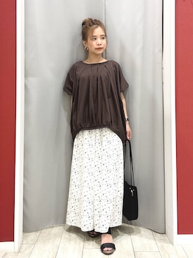 「アイテム（パンツ）」を使った、shio さん（レディース・143cm）の夏コーディネート