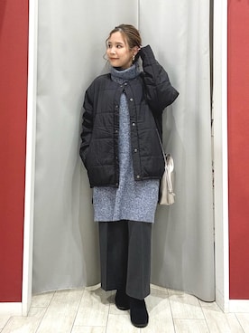 「アイテム（ニット/セーター）」を使った、shio さん（レディース・143cm）の秋コーディネート