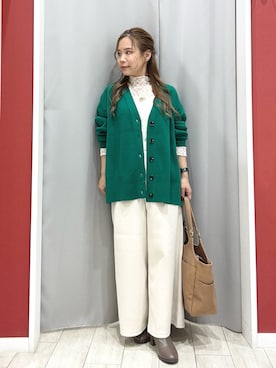 「アイテム（トートバッグ）」を使った、shio さん（レディース・143cm）の冬コーディネート