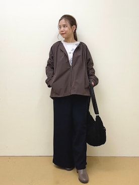 「SHOO・LA・RUE（シューラルー）のアイテム（ブーツ）」を使った、shio さん（レディース・143cm）の秋コーディネート