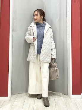 「アイテム（アクセサリー）」を使った、shio さん（レディース・143cm）の冬コーディネート