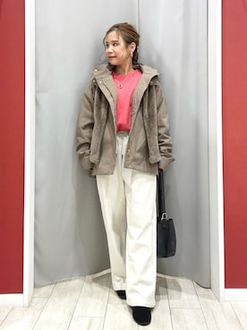 「アイテム（アクセサリー）」を使った、shio さん（レディース・143cm）の秋コーディネート