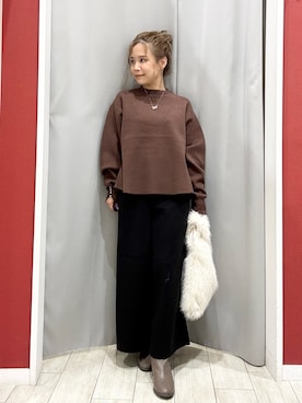 「SHOO・LA・RUE（シューラルー）のアイテム」を使った、shio さん（レディース・143cm）の秋コーディネート