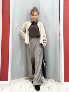 「アイテム（アクセサリー）」を使った、shio さん（レディース・143cm・20代）の秋コーディネート