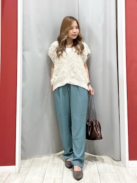 「秋服」｜「アイテム（ベスト）」を使った、shio さん（レディース・143cm）の秋コーディネート