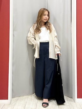 「SHOO・LA・RUE（シューラルー）のアイテム」を使った、shio さん（レディース・143cm）の秋コーディネート