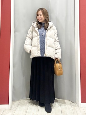 「DRESKIP（ドレスキップ）のアイテム」を使った、shio さん（レディース・143cm）の冬コーディネート