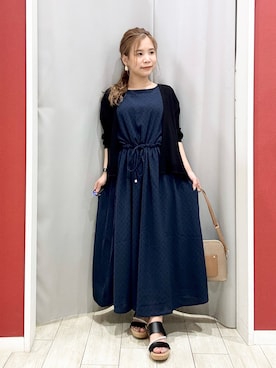 「DRESKIP（ドレスキップ）のアイテム」を使った、shio さん（レディース・143cm）の夏コーディネート