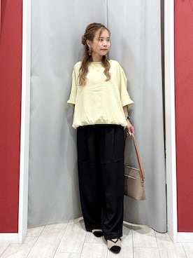 「アイテム（ショルダーバッグ）」を使った、shio さん（レディース・143cm）の夏コーディネート