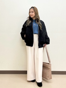 「アイテム（ブーツ）」を使った、shio さん（レディース・143cm）の秋コーディネート