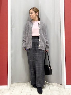 「アイテム（カーディガン/ボレロ）」を使った、shio さん（レディース・143cm）の秋コーディネート